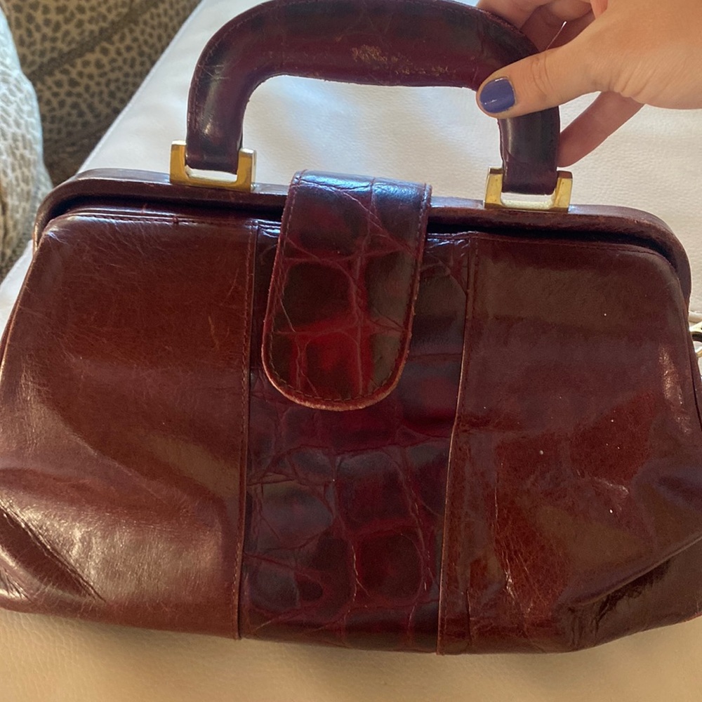 Genuine leather handbag/crossbody purse :)